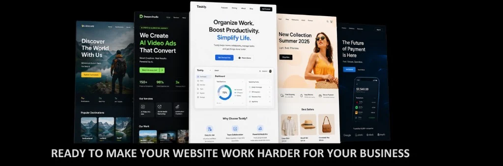 Ready to make your website work harder for your business — get in touch with Dynamic Logo Designs